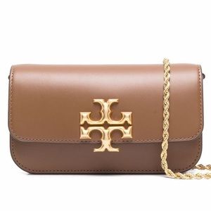 Tory Burch Eleanor phone crossbody in Moose NEW